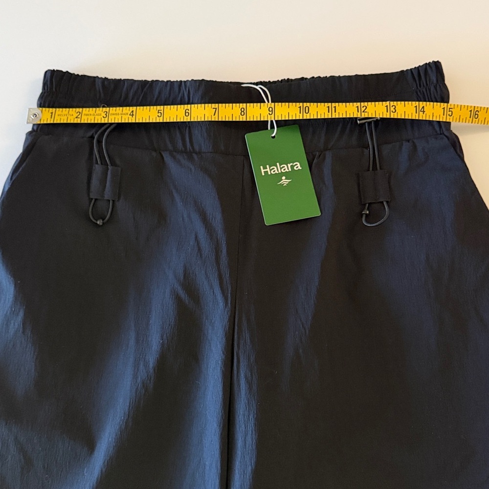 HALARA women's Classic Black athleisure cinch waist drawstring Pants new NWT - Picture 11 of 13